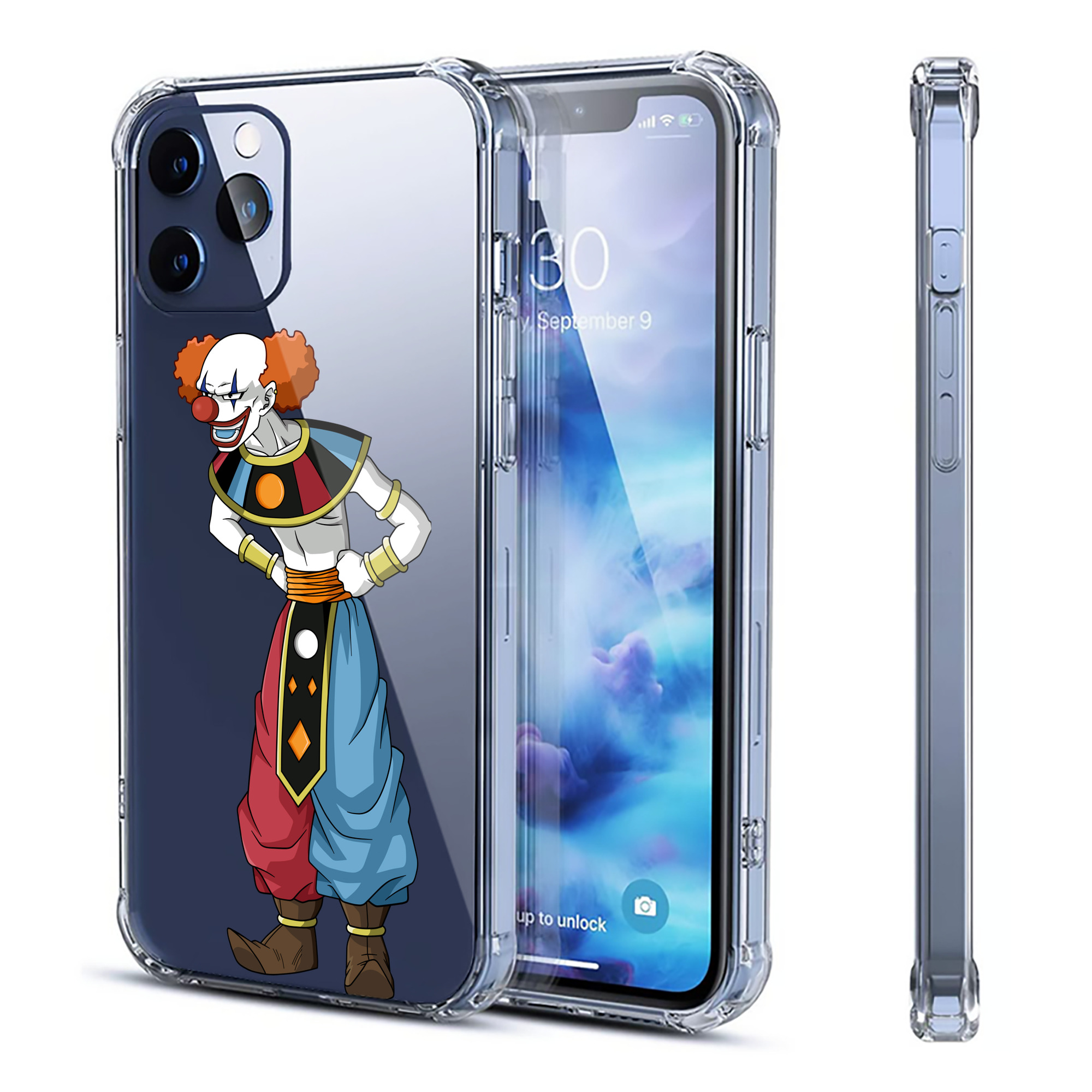 （画像用） ドラゴンボール DRAGON BALL 【iPhone 12シリーズ対応】透明スマホケース（クリアソフトケース）